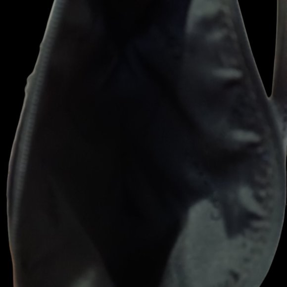 Calven Klein Top Handle Pouch Purse Black Pre-Owned - Picture 4 of 6